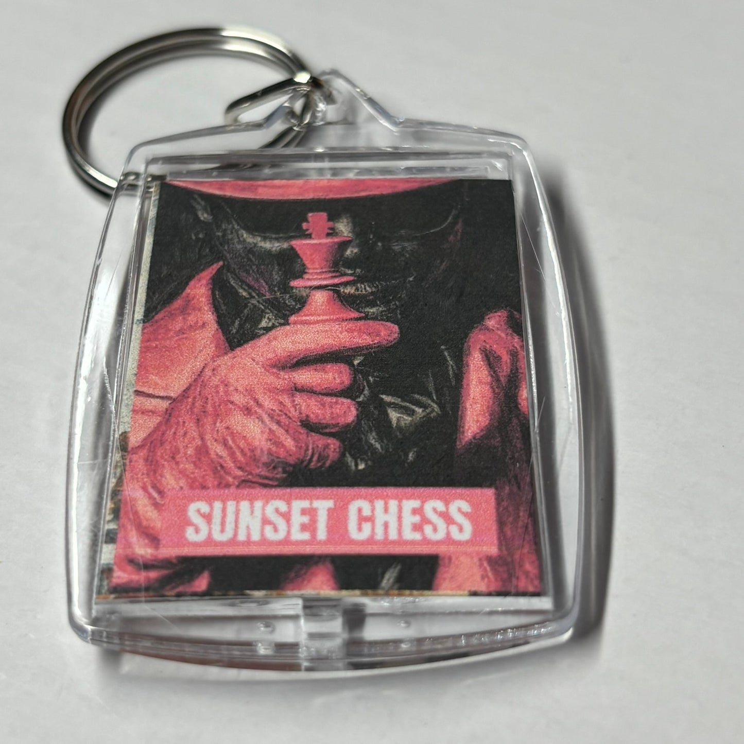 Mr. Pink - Chess  Photo Keychain