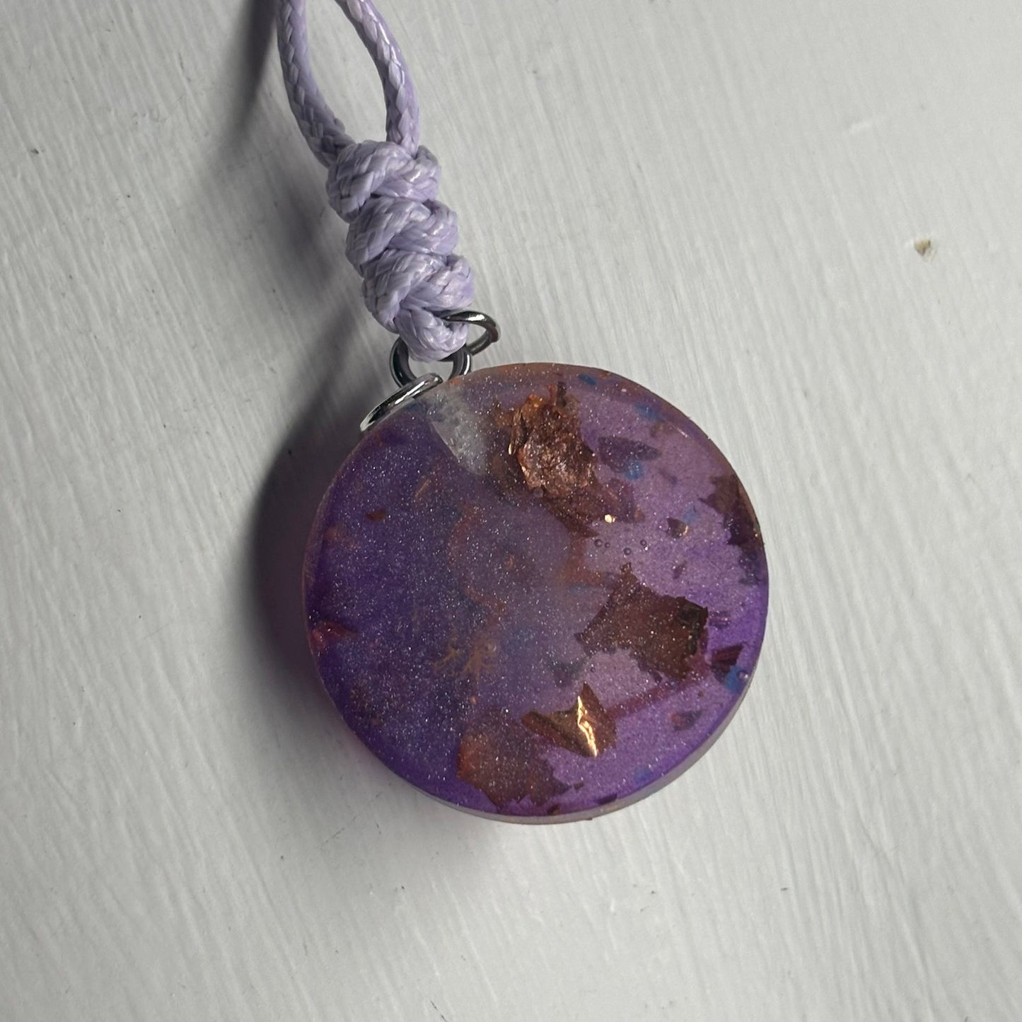 Supreme Purple Pawn - Handmade Resin Chess Necklace