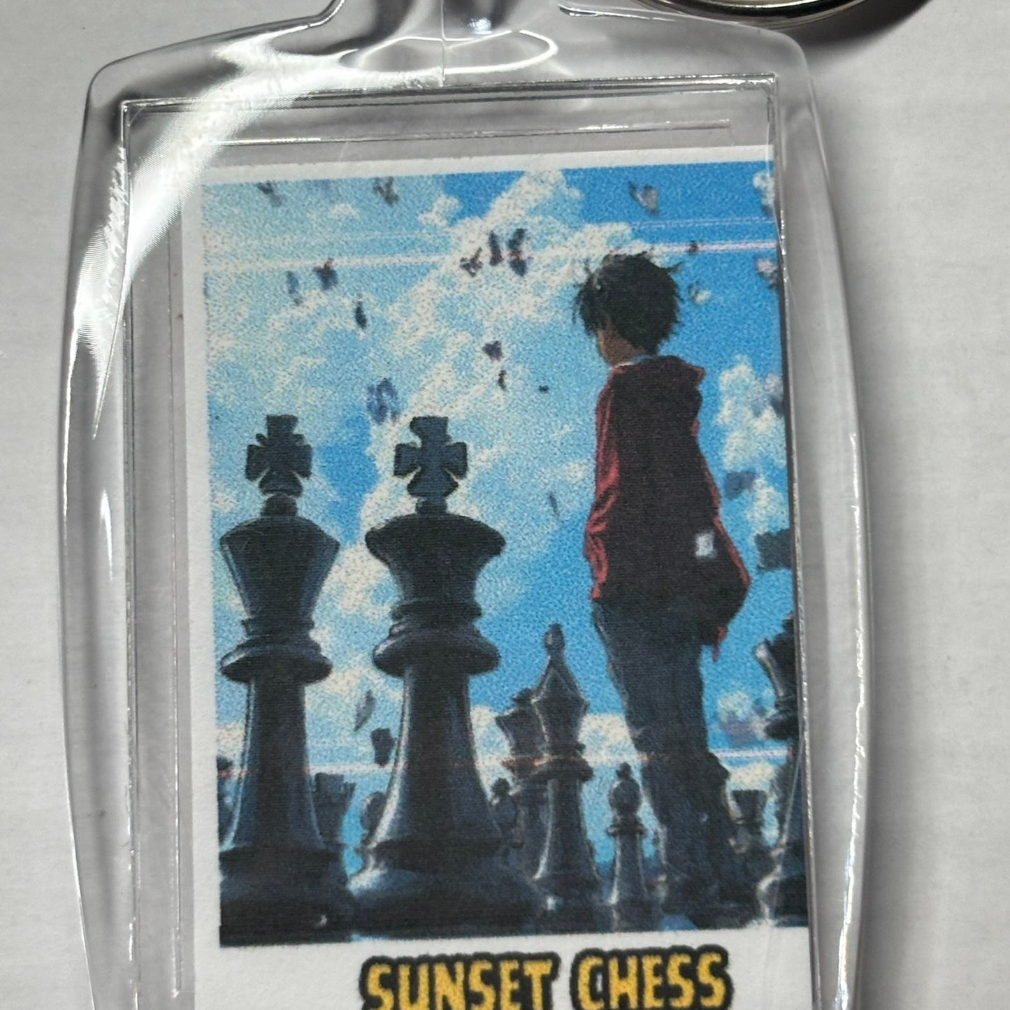 Sky High - Chess  Photo Keychain