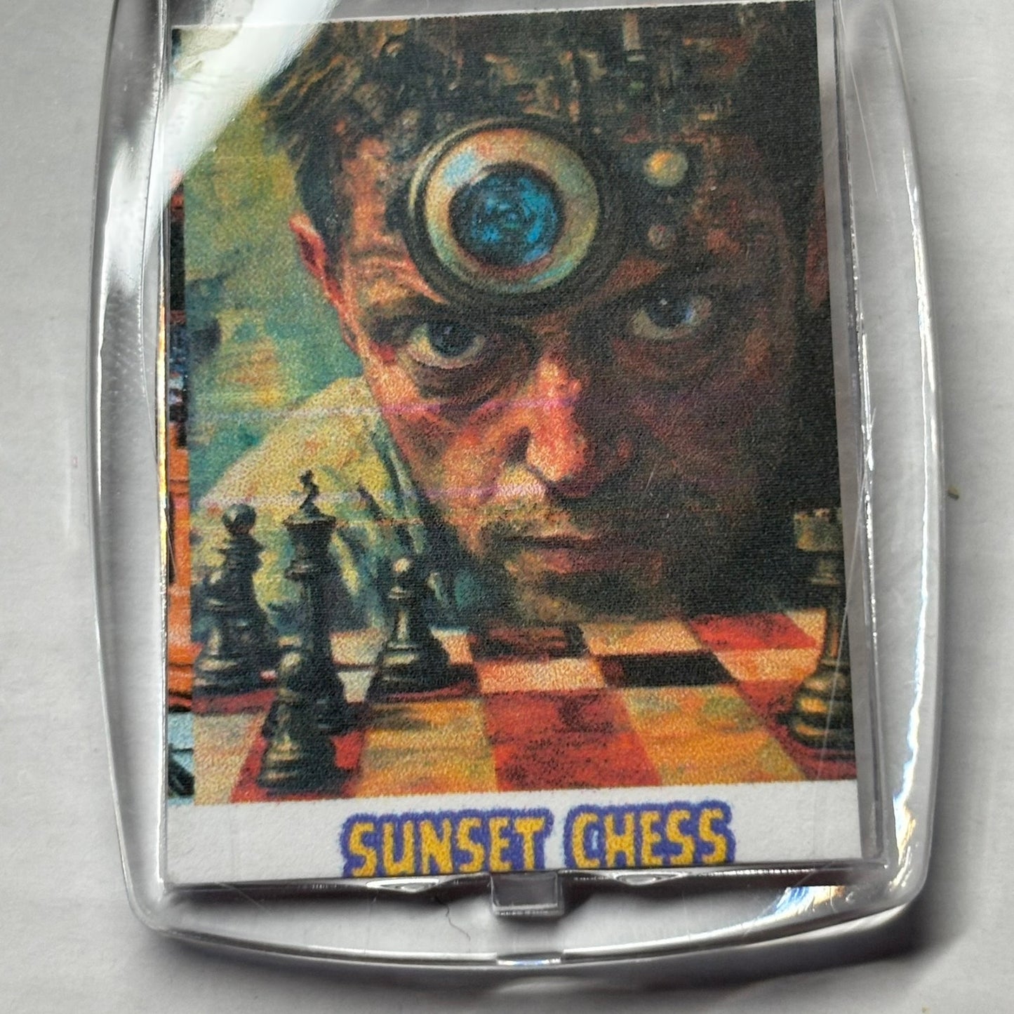 Robo Eye - Chess  Photo Keychain