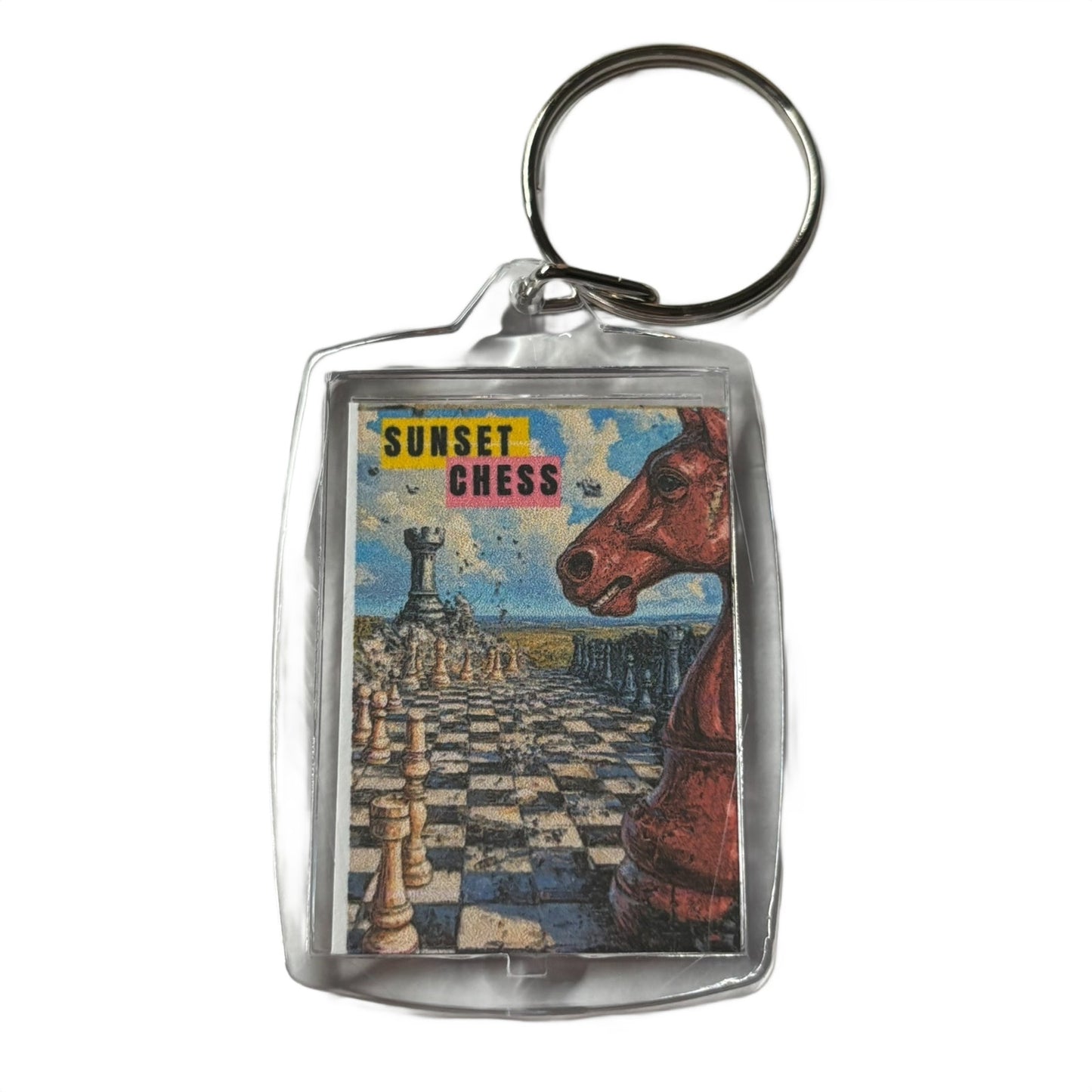 Red Horse - Chess  Photo Keychain