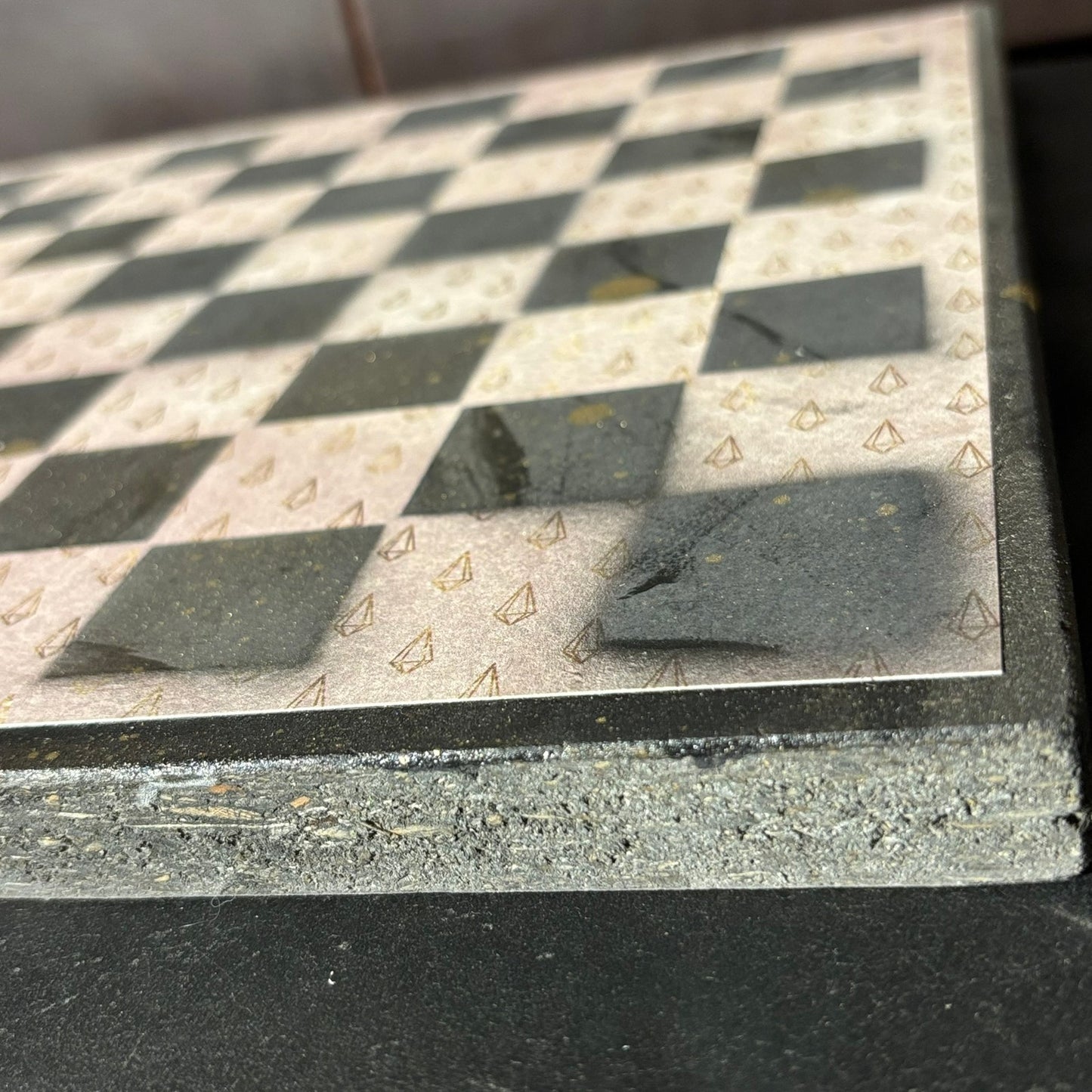 Mini Crystals Pattern - Scrapbook Chess Board