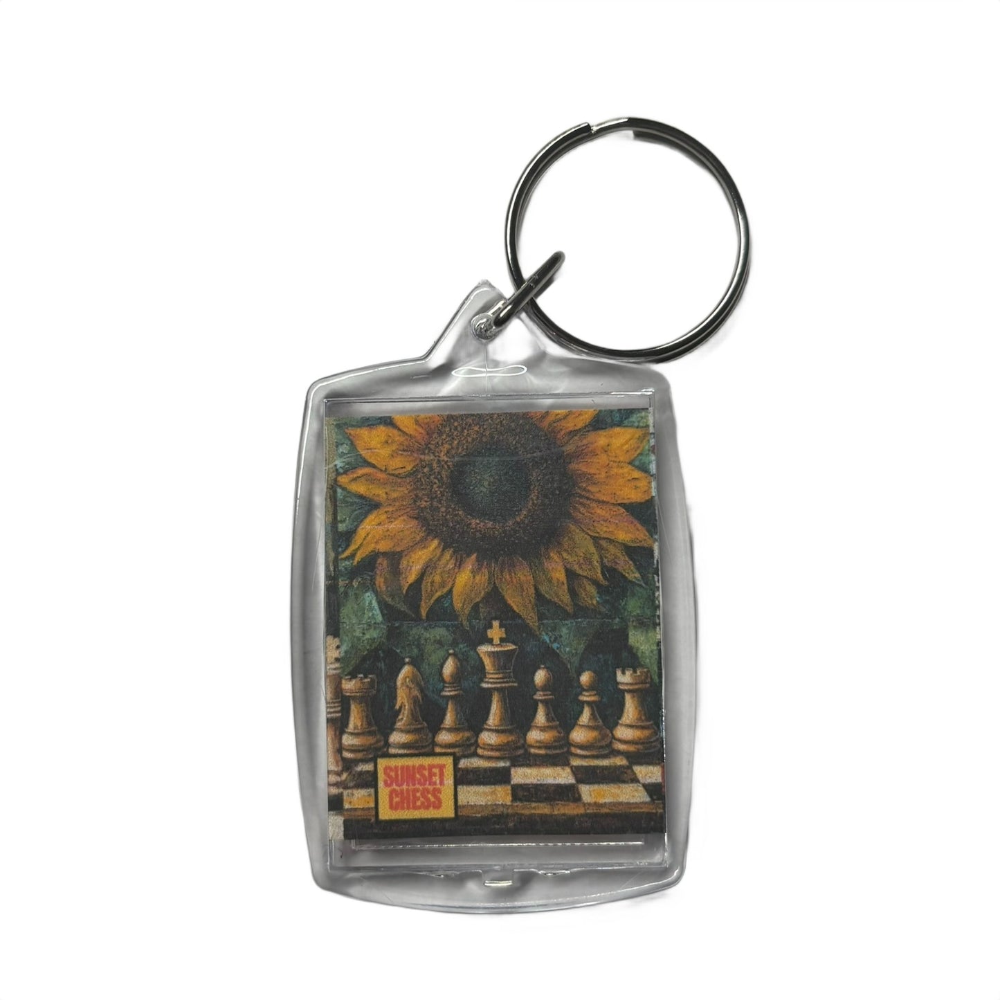 Sunflower Games - Chess  Photo Keychain