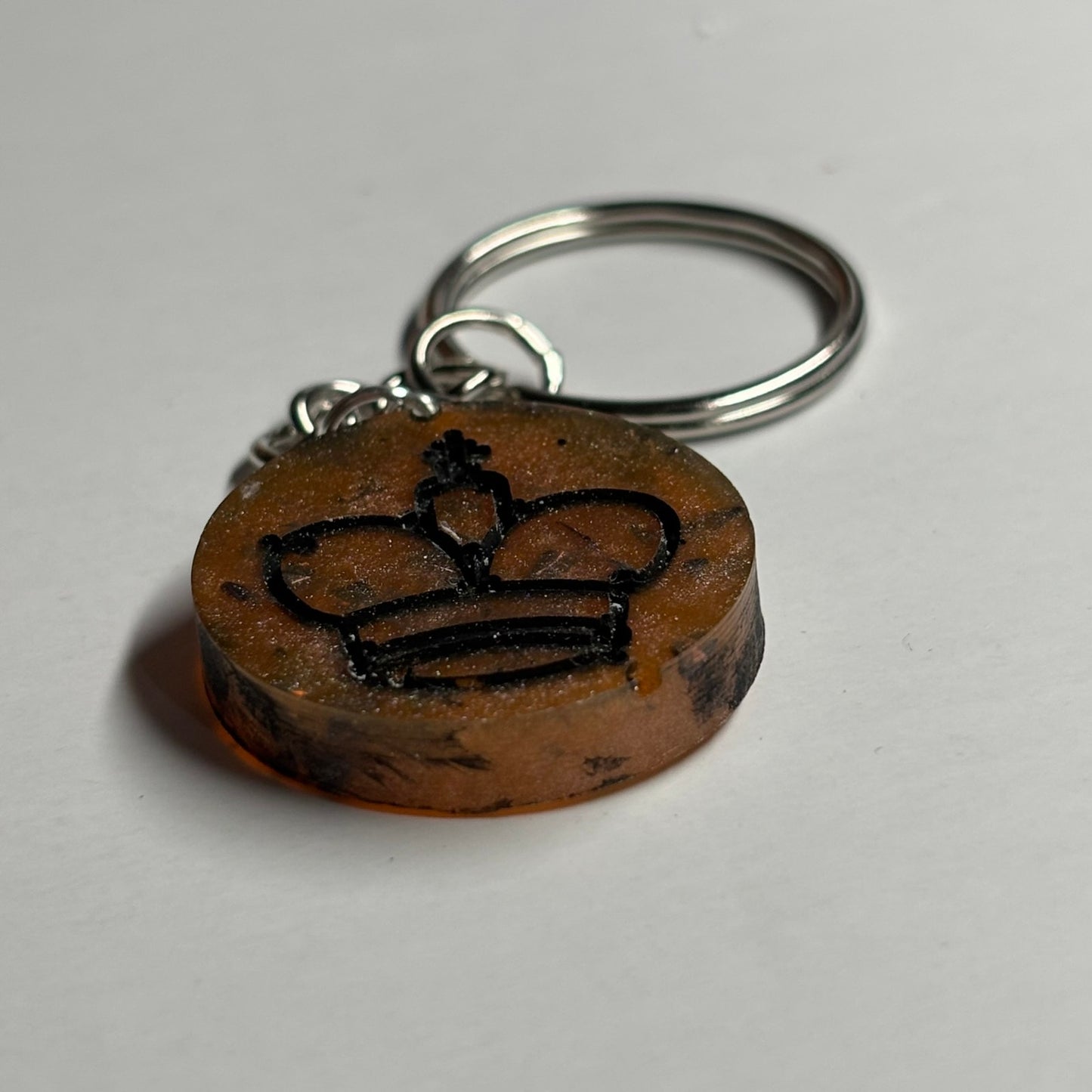 Tiger Orange King - Handmade Resin Keychain