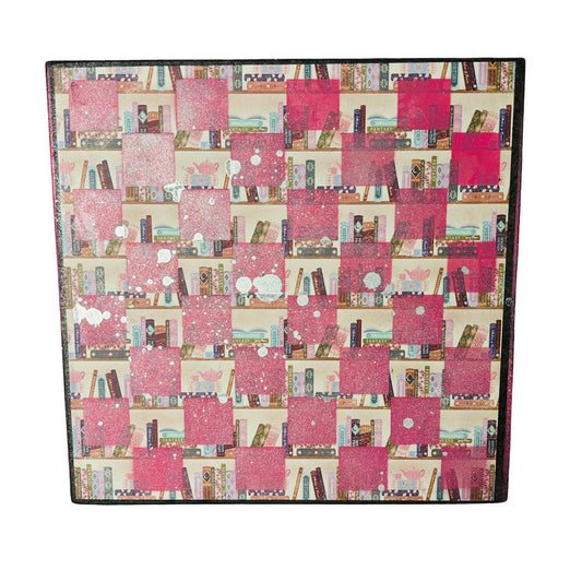 Pink Library - Scrapbook Chess Board