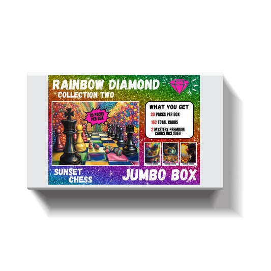 Rainbow Diamond Box 2 - Jumbo Box Pack - Chess Trading Cards