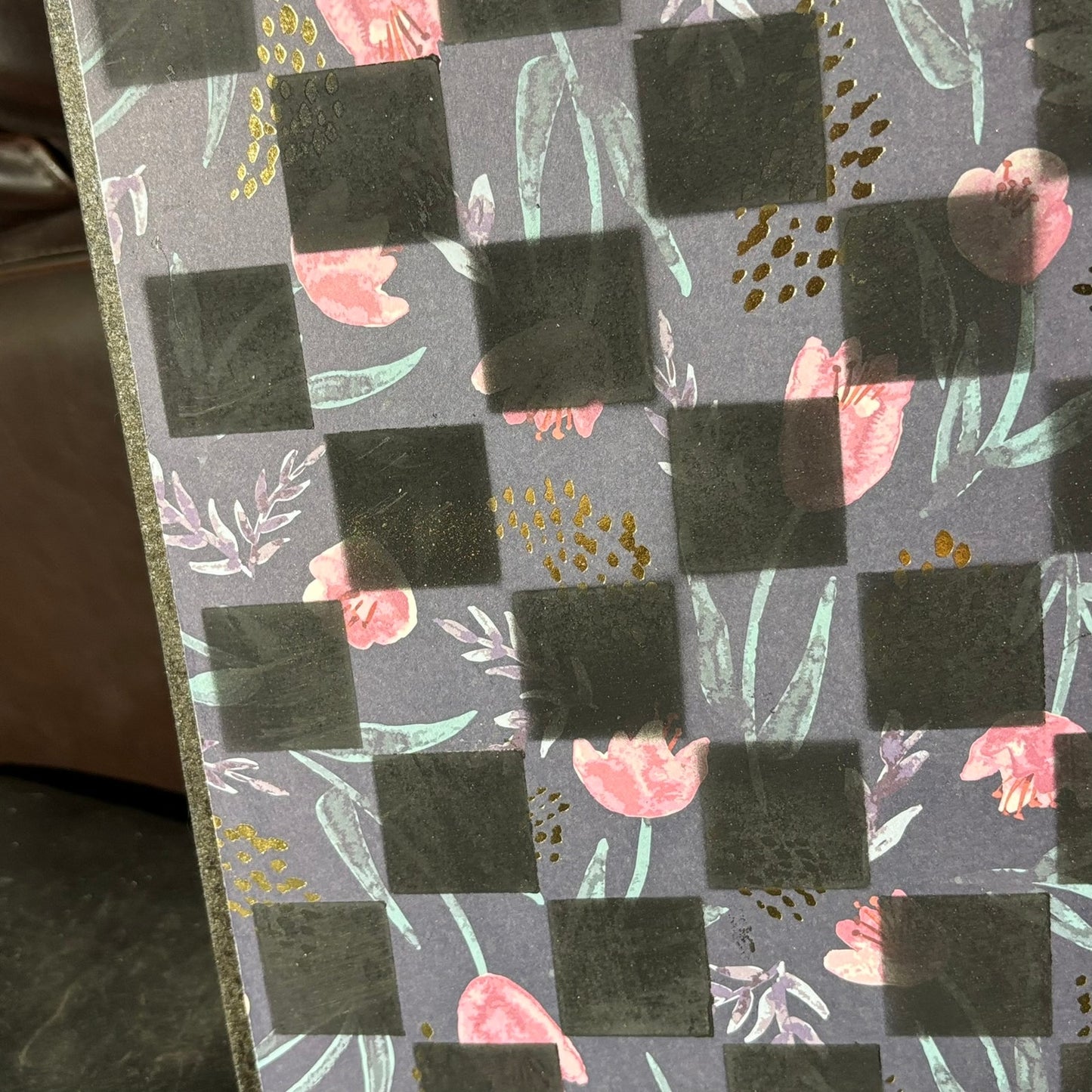 Dark Plants - Scrapbook Chess Board