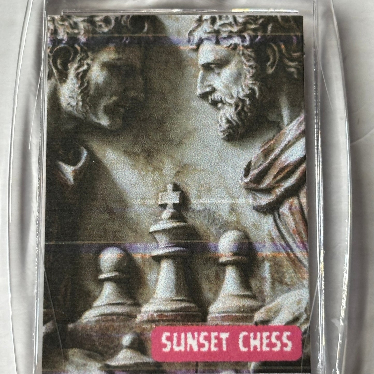 Stone Wall - Chess  Photo Keychain