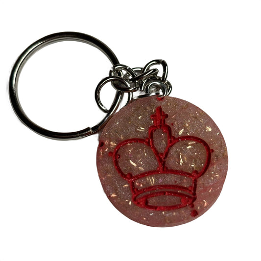 Red King Crystal - Handmade Resin Keychain