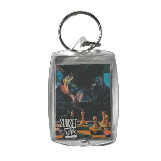 Black Panther - Chess  Photo Keychain