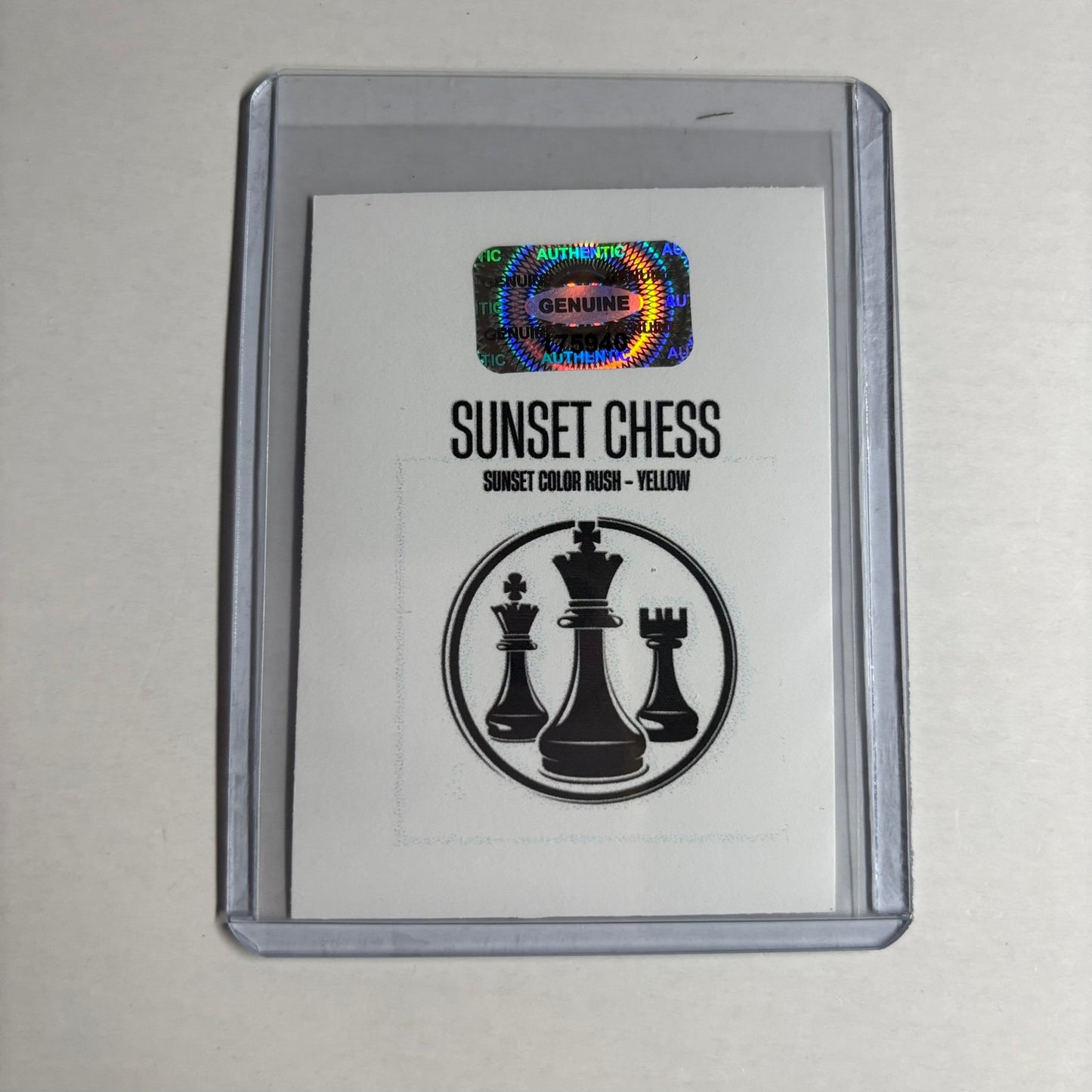 Yellow Collection - Trading Card
