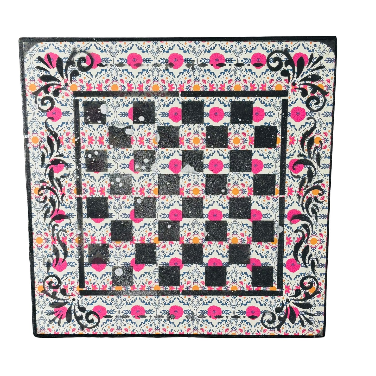 Vintage Royal - Scrapbook Chess Board