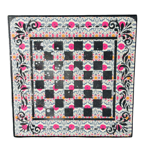 Vintage Royal - Scrapbook Chess Board