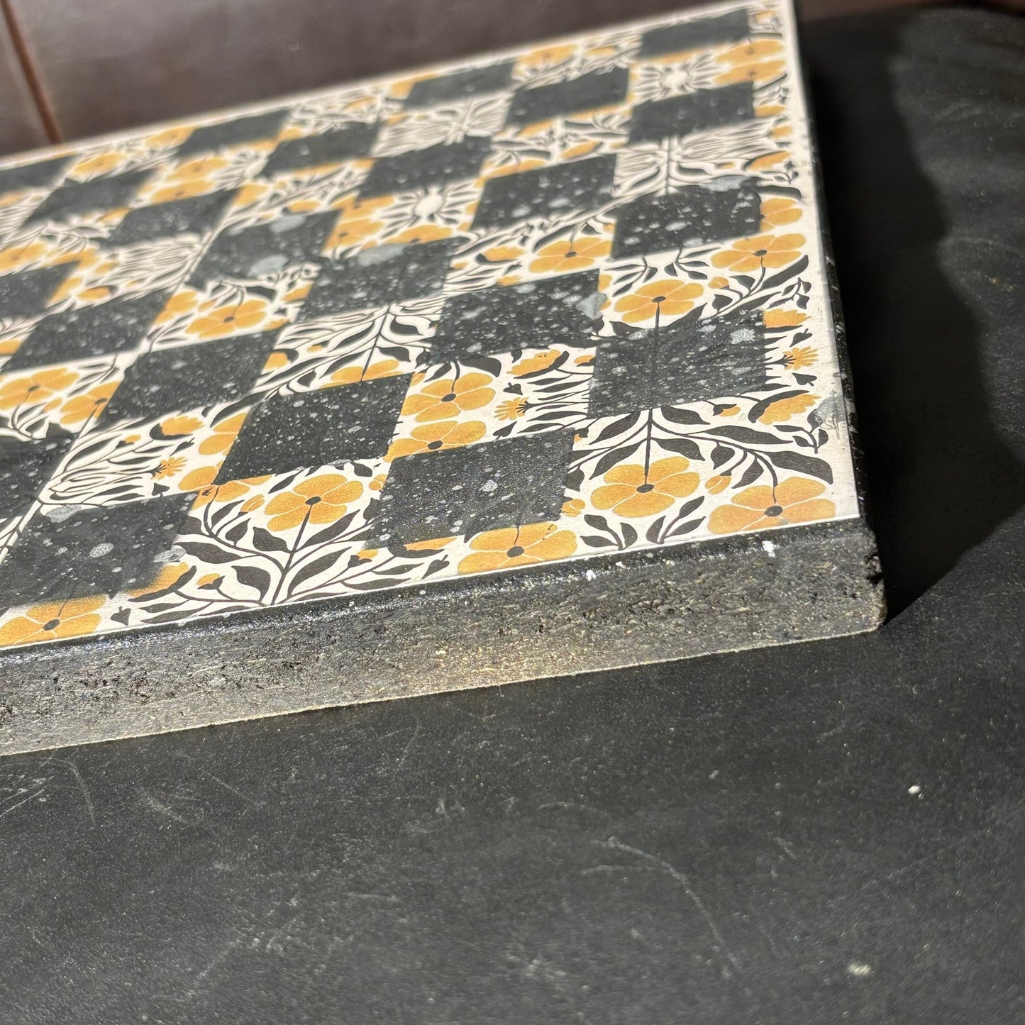 Vintage Pattern - Scrapbook Chess Board