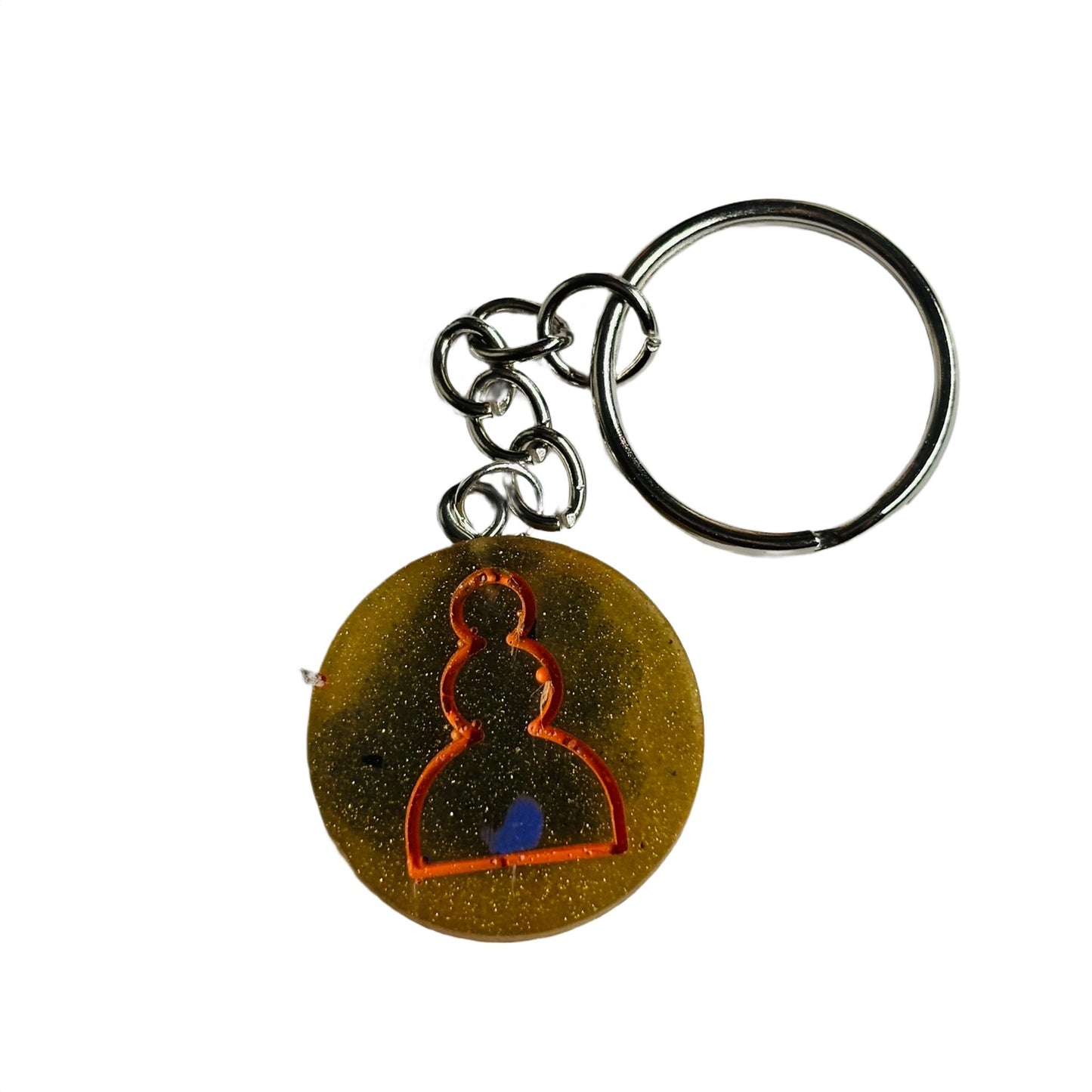 Tanned Orange - Handmade Resin Keychain