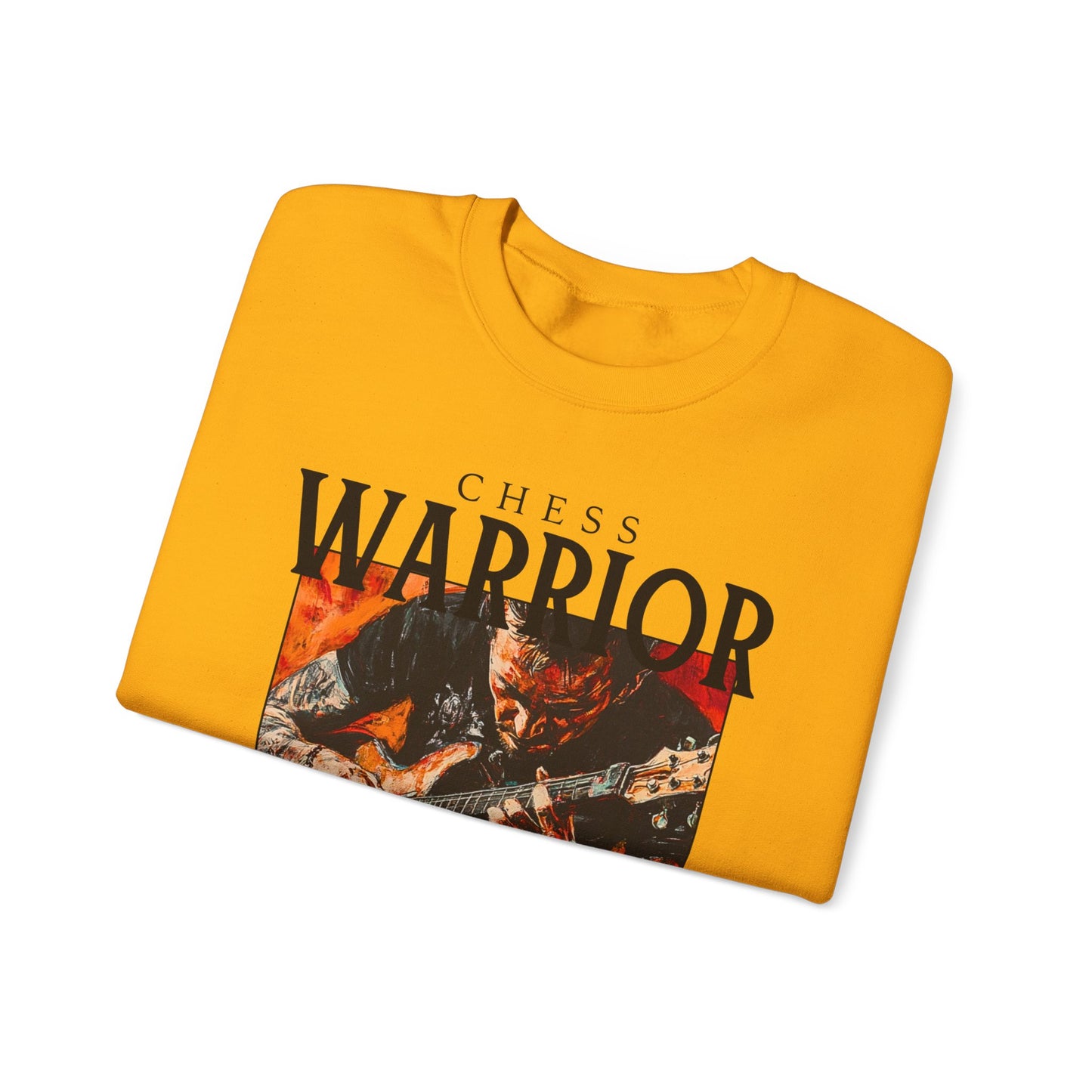 Guitar Rockstar - Gold Crewneck Sweater