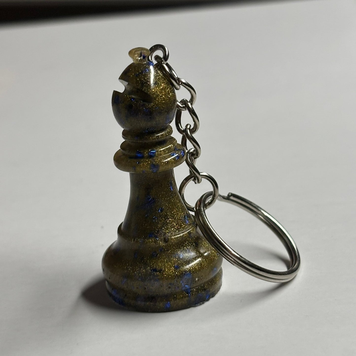 Army Green Deluxe Bishop - Handmade Resin Keychain