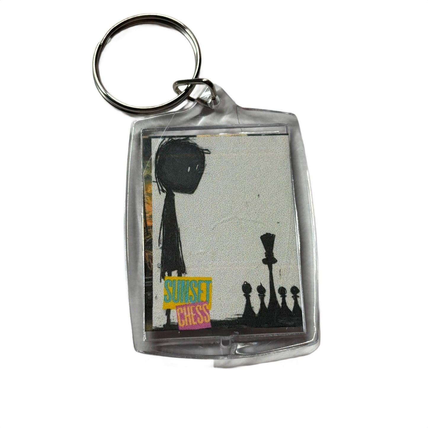 Lonely Kid - Chess  Photo Keychain