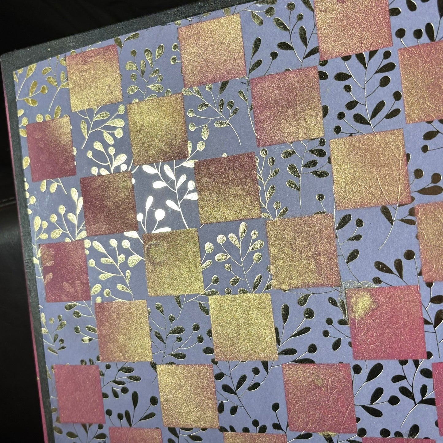 Gold & Pink - Scrapbook Chess Board