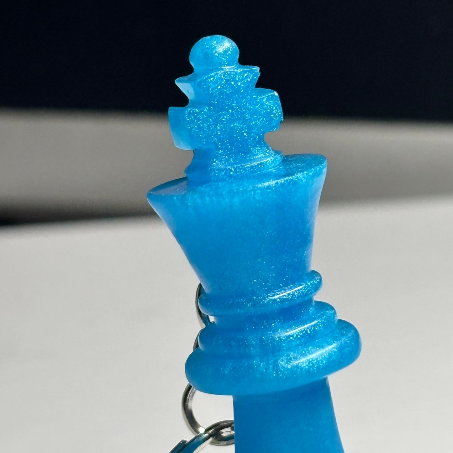 Blue King - Handmade Resin Keychain