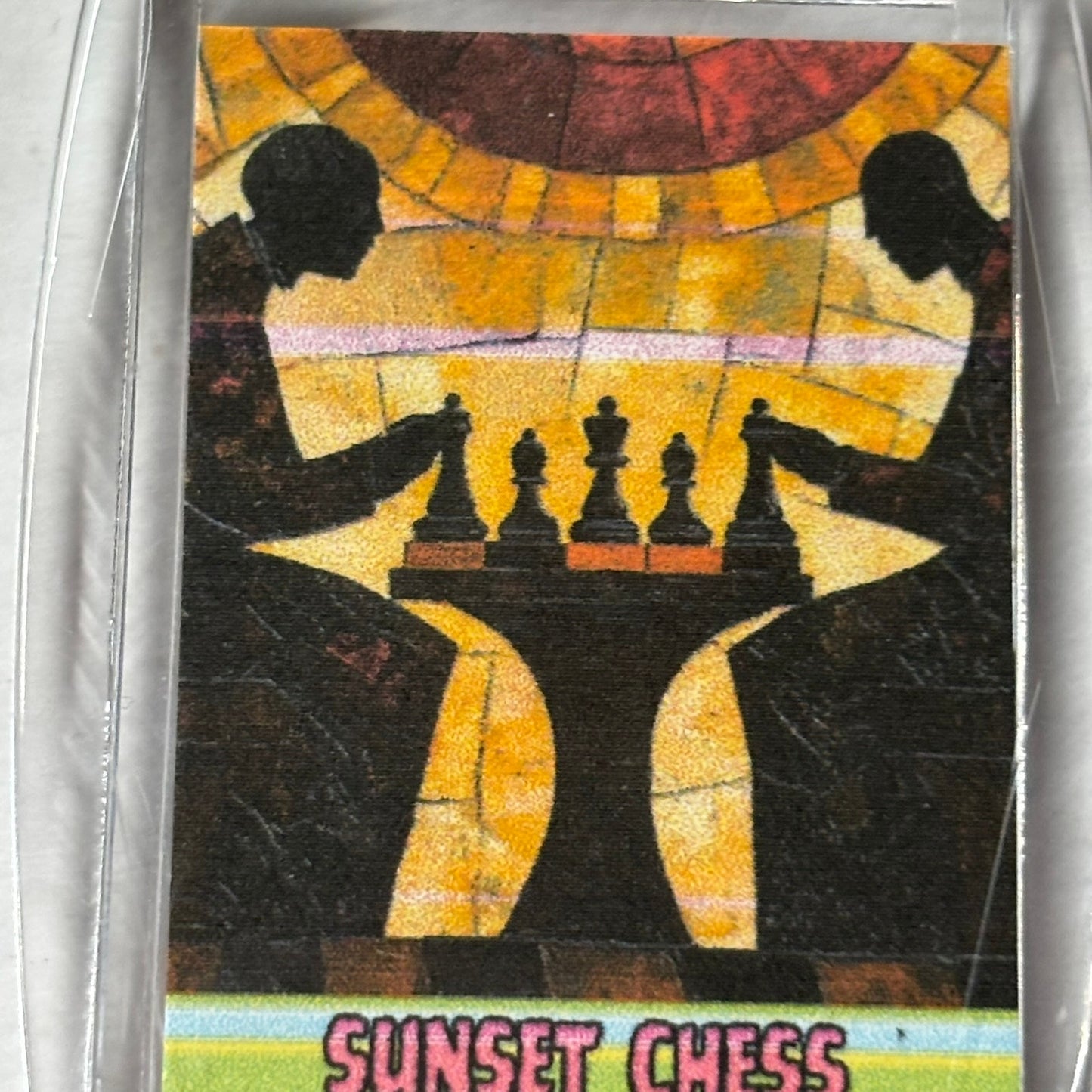 Morning Game - Chess  Photo Keychain