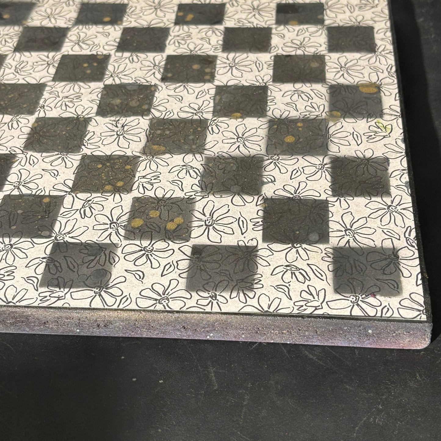 Black & White - Scrapbook Chess Board