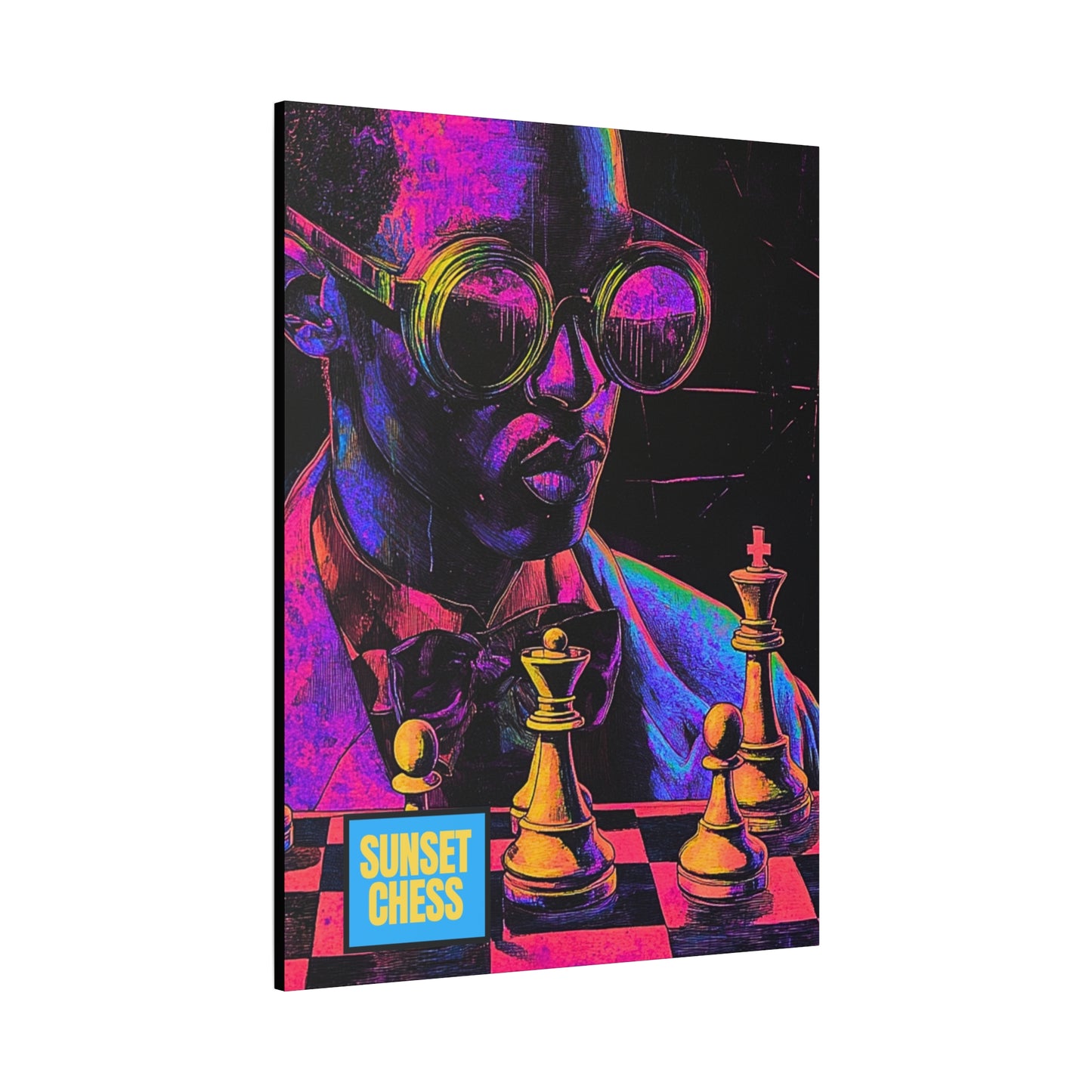 Night Watch - Canvas Chess Print 36"x48"
