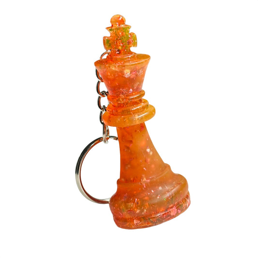 Orange  King - Handmade Resin Keychain
