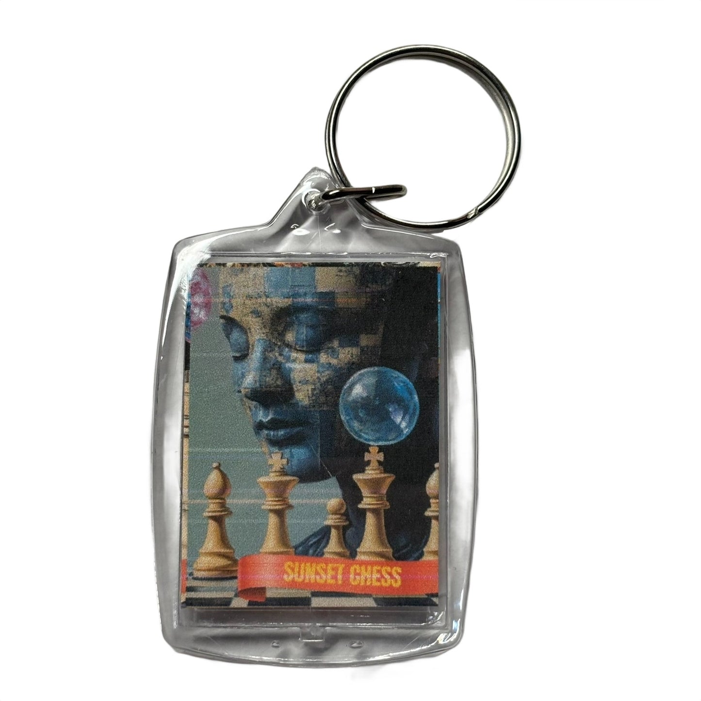 Spacey Mind - Chess  Photo Keychain