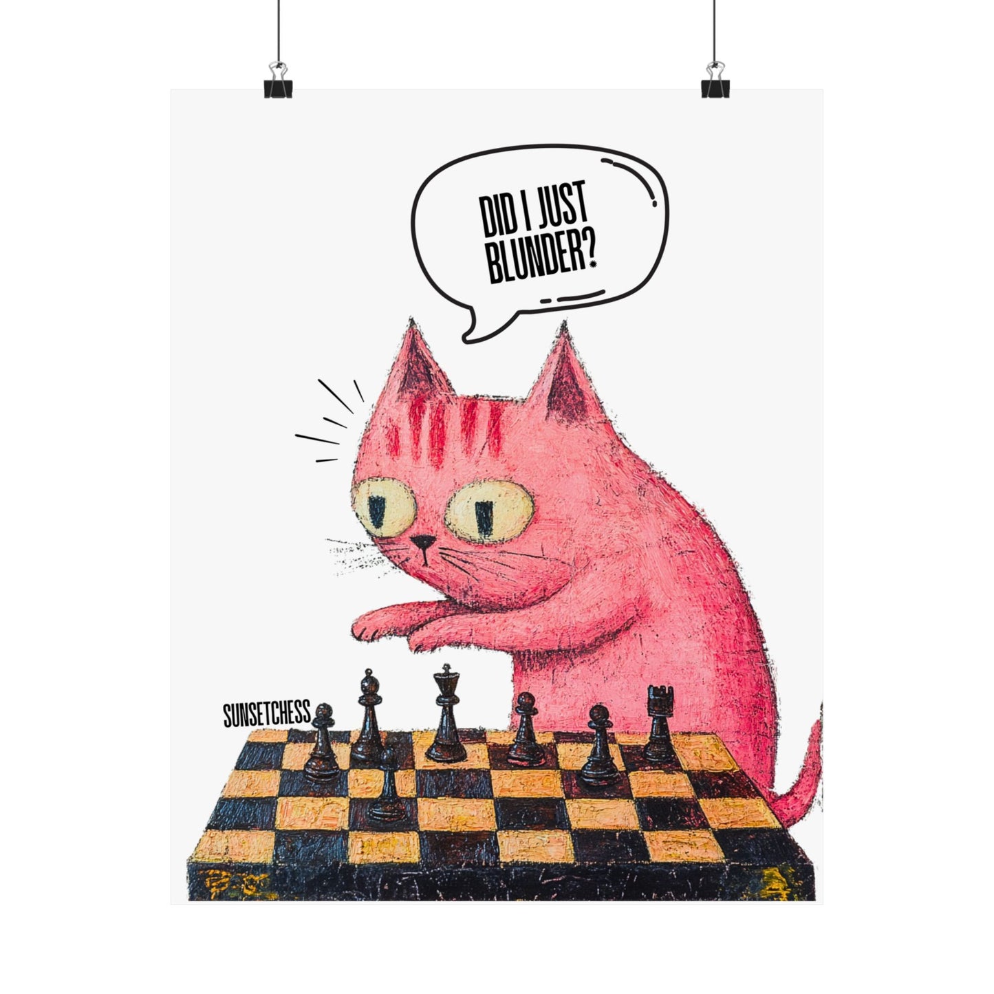 Did I Just Blunder - Matte Vertical Poster 16"x20"