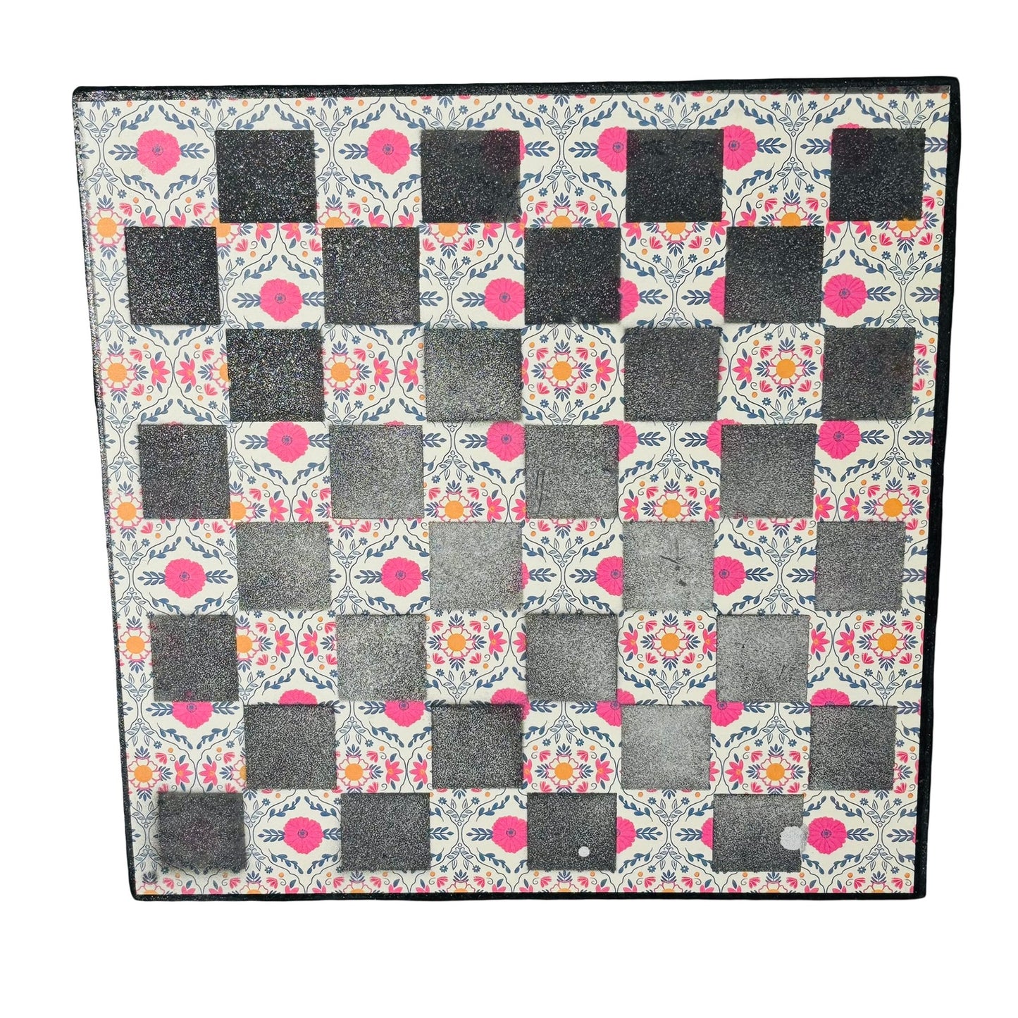 Vibrant Pattern - Scrapbook Chess Board