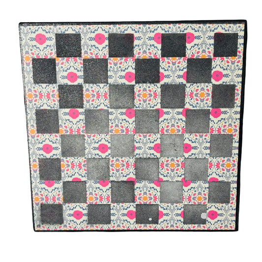 Vibrant Pattern - Scrapbook Chess Board