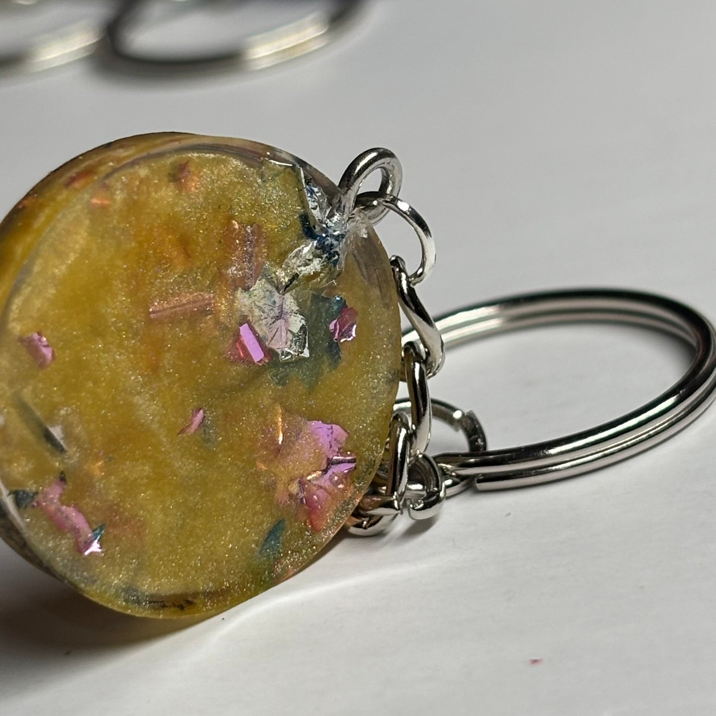 Yellow Royal Pawn - Handmade Resin Keychain