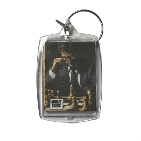 Agent Plays - Chess  Photo Keychain
