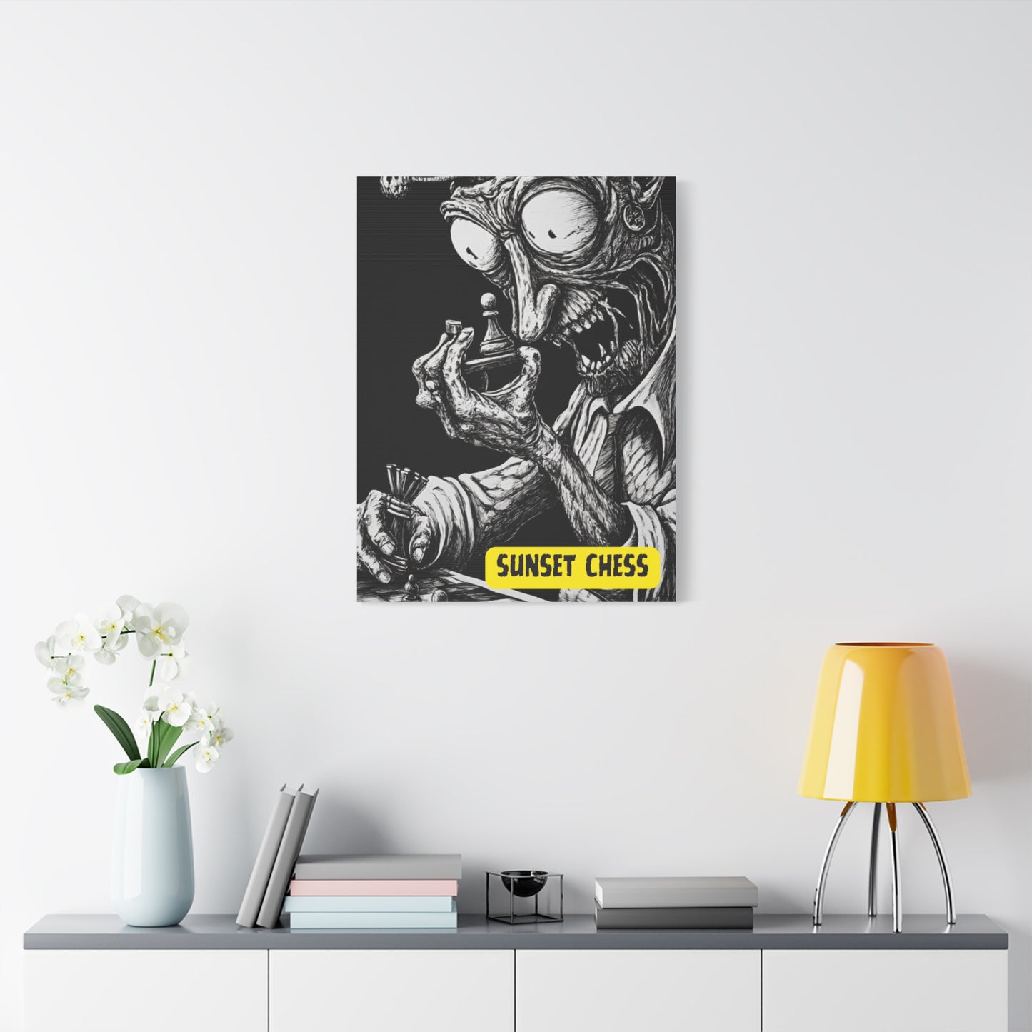 Loosing My Mind!! - Canvas Chess Print 24"x32"