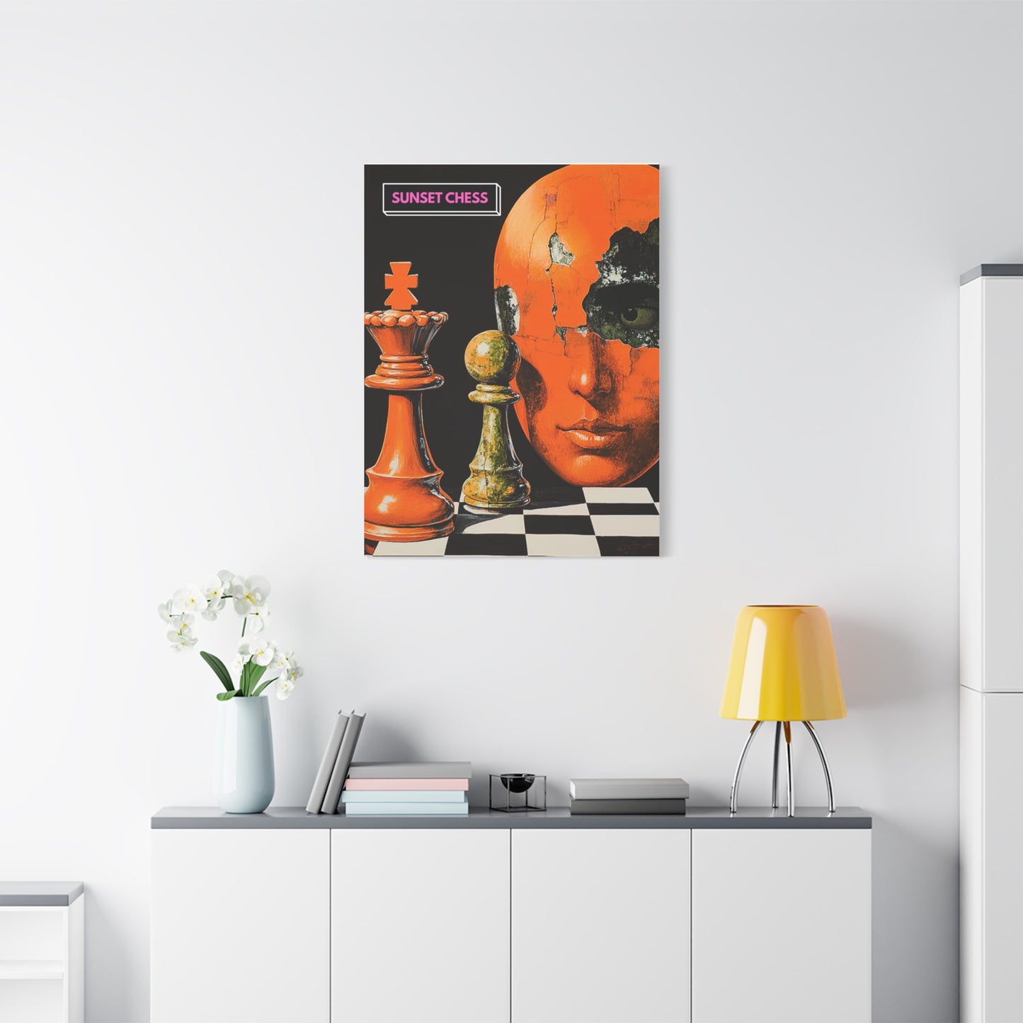The Secret Eye - Canvas Chess Print 30"x40"