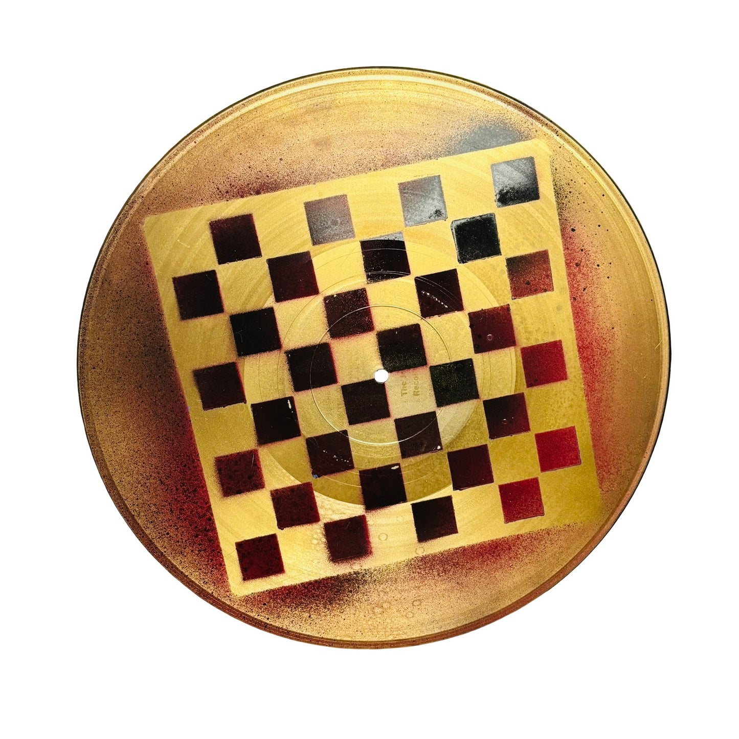 Golden Supreme Red - Vinyl Chess Board