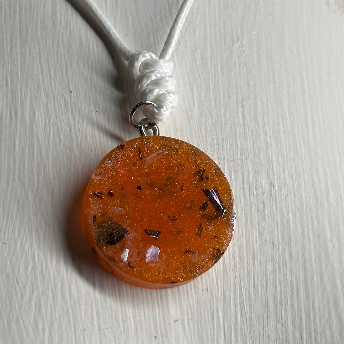 Lava Pink Rook - Handmade Resin Chess Necklace