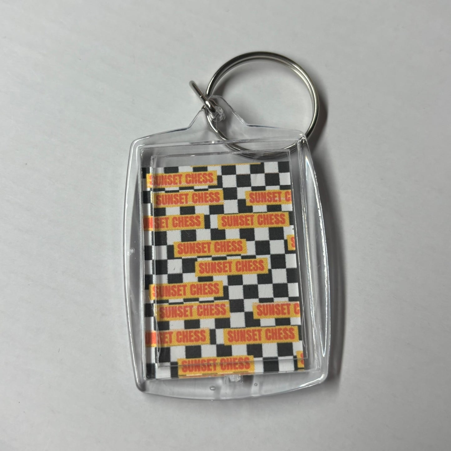 Twilight Retro - Chess  Photo Keychain