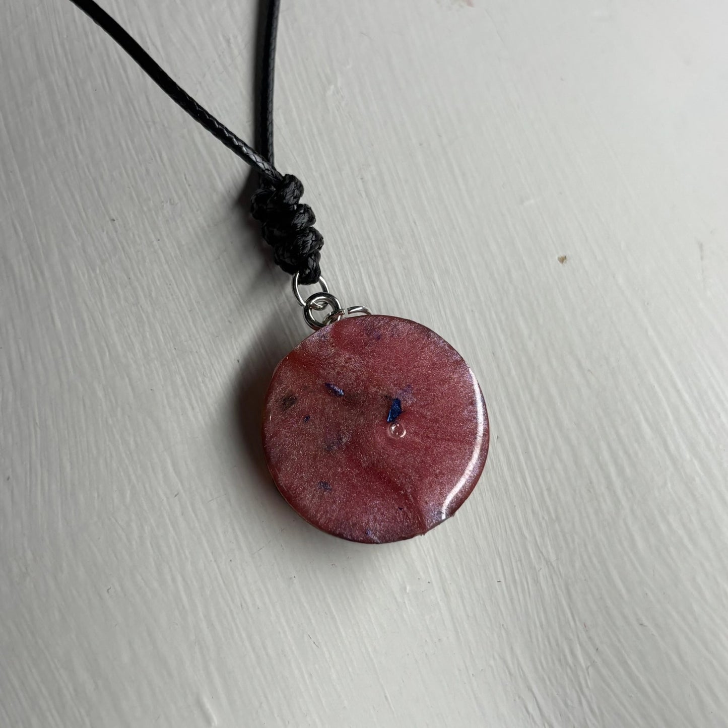 Royal Pink Pawn - Handmade Resin Chess Necklace