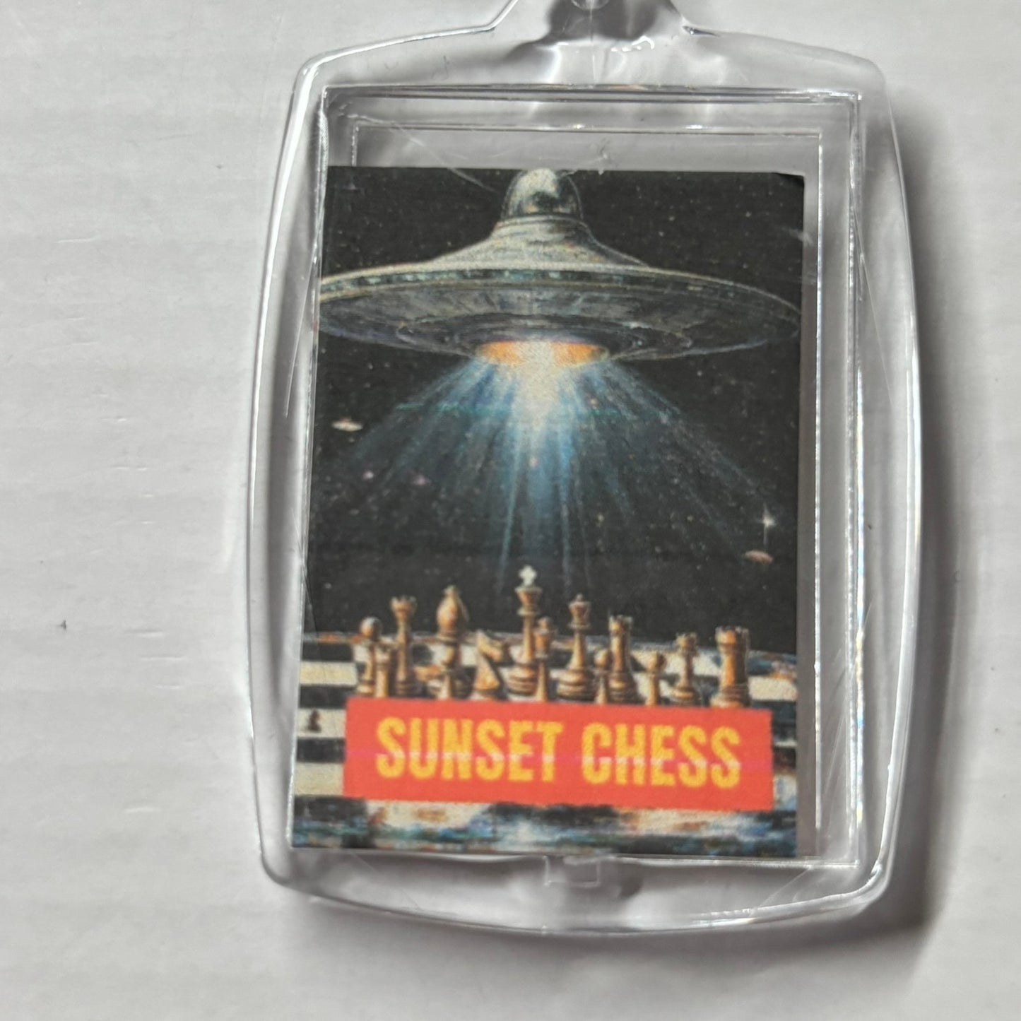 Abduction - Chess  Photo Keychain