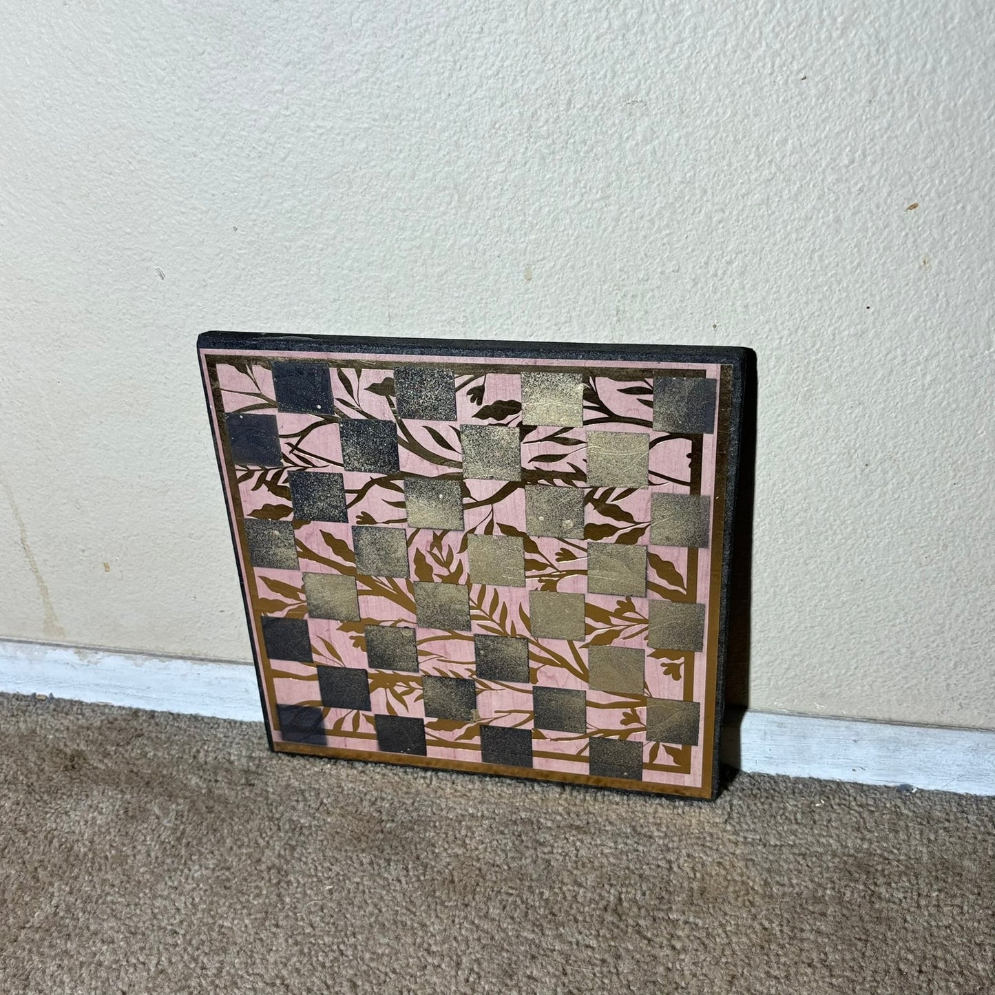 Vintage Gold - Scrapbook Chess Board