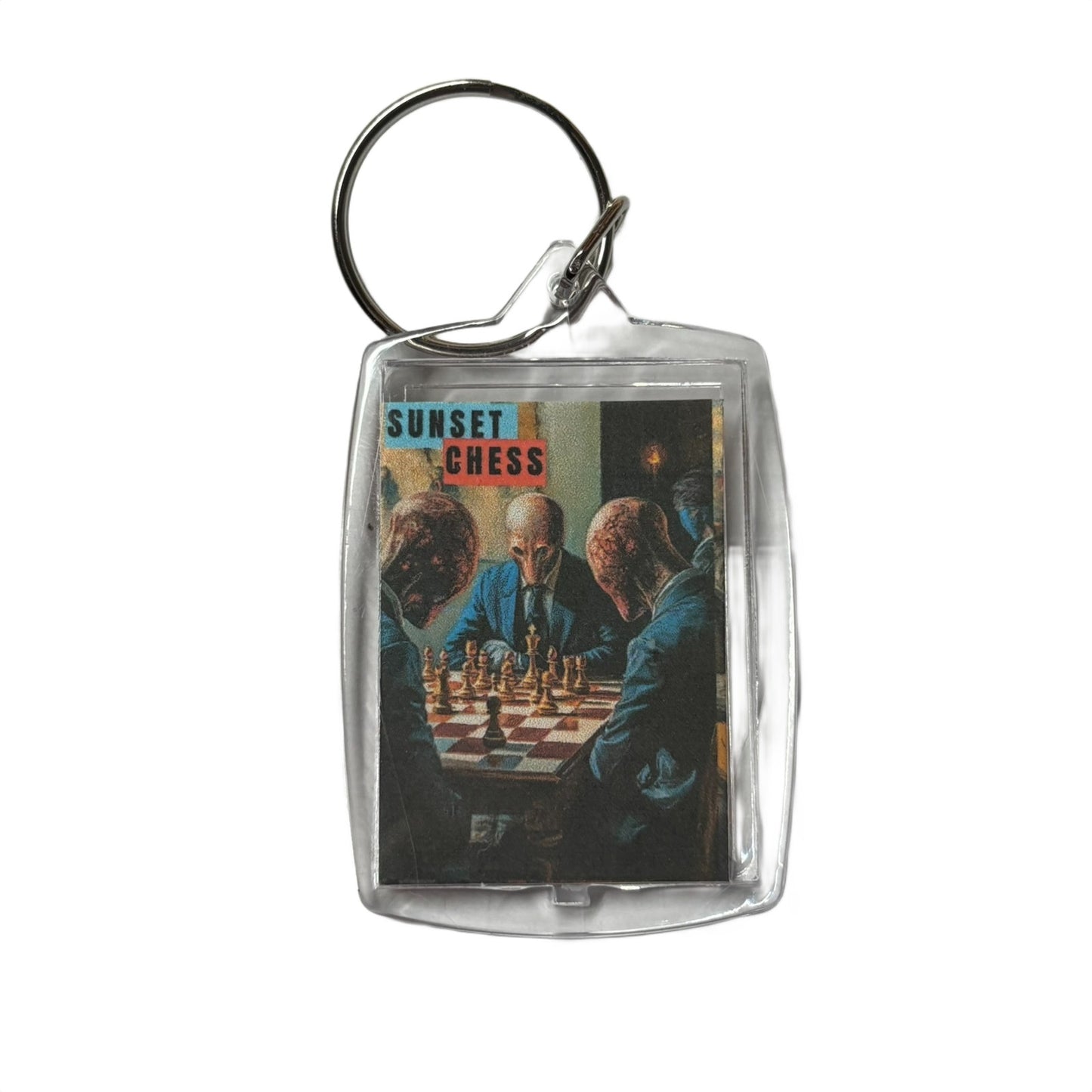 Scare Face - Chess  Photo Keychain