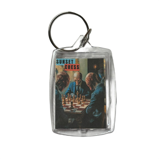 Scare Face - Chess  Photo Keychain