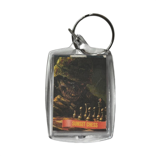 Angry Soldier - Chess  Photo Keychain