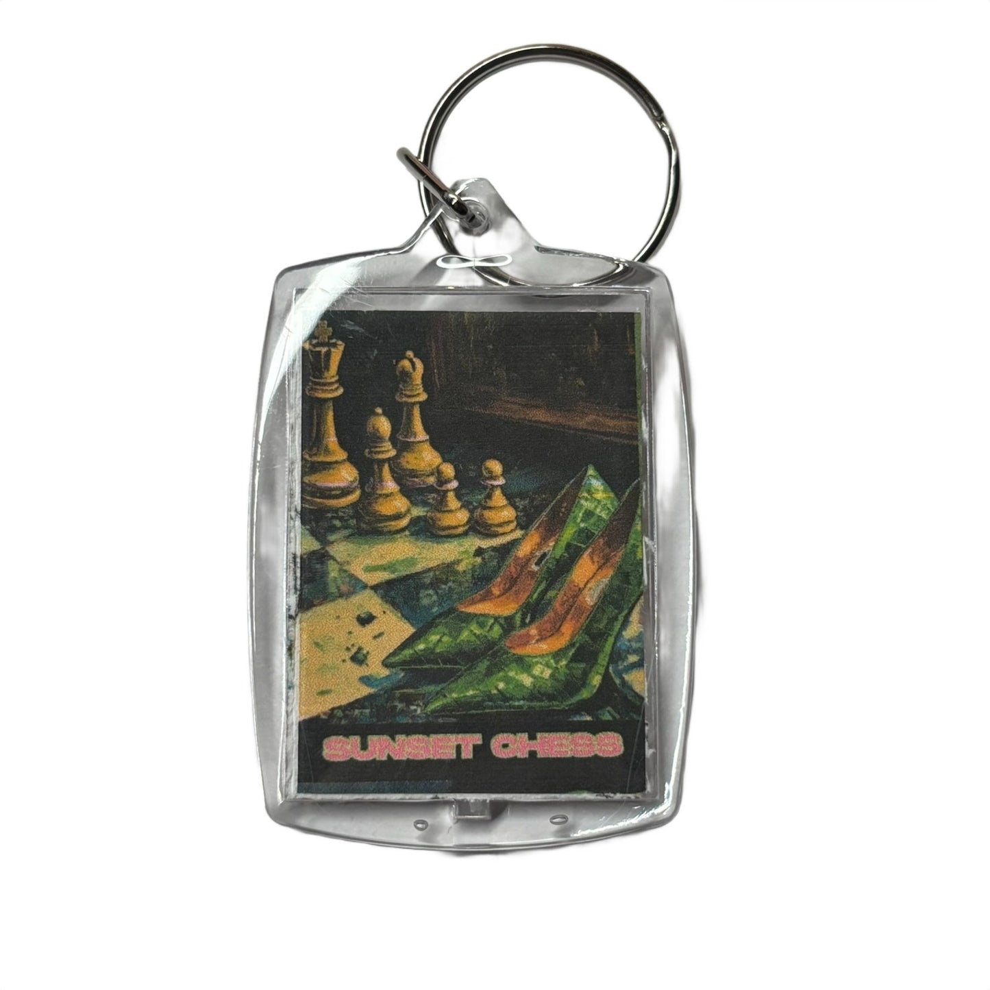Green Shoes - Chess  Photo Keychain