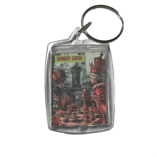 Pink Royalty - Chess  Photo Keychain