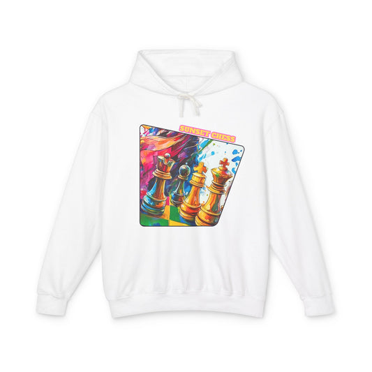 Splash Paint Chess - White Chess Hoodie