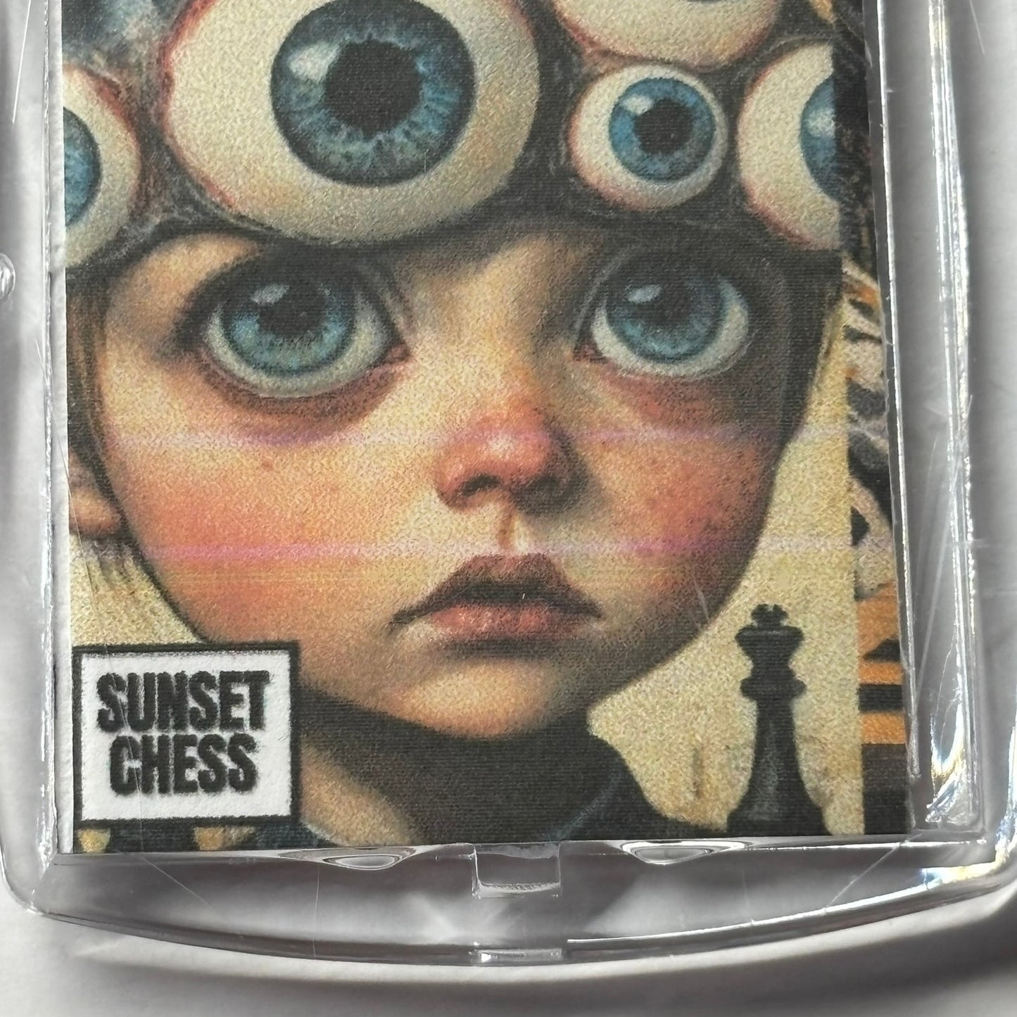 Eye Balls - Chess  Photo Keychain