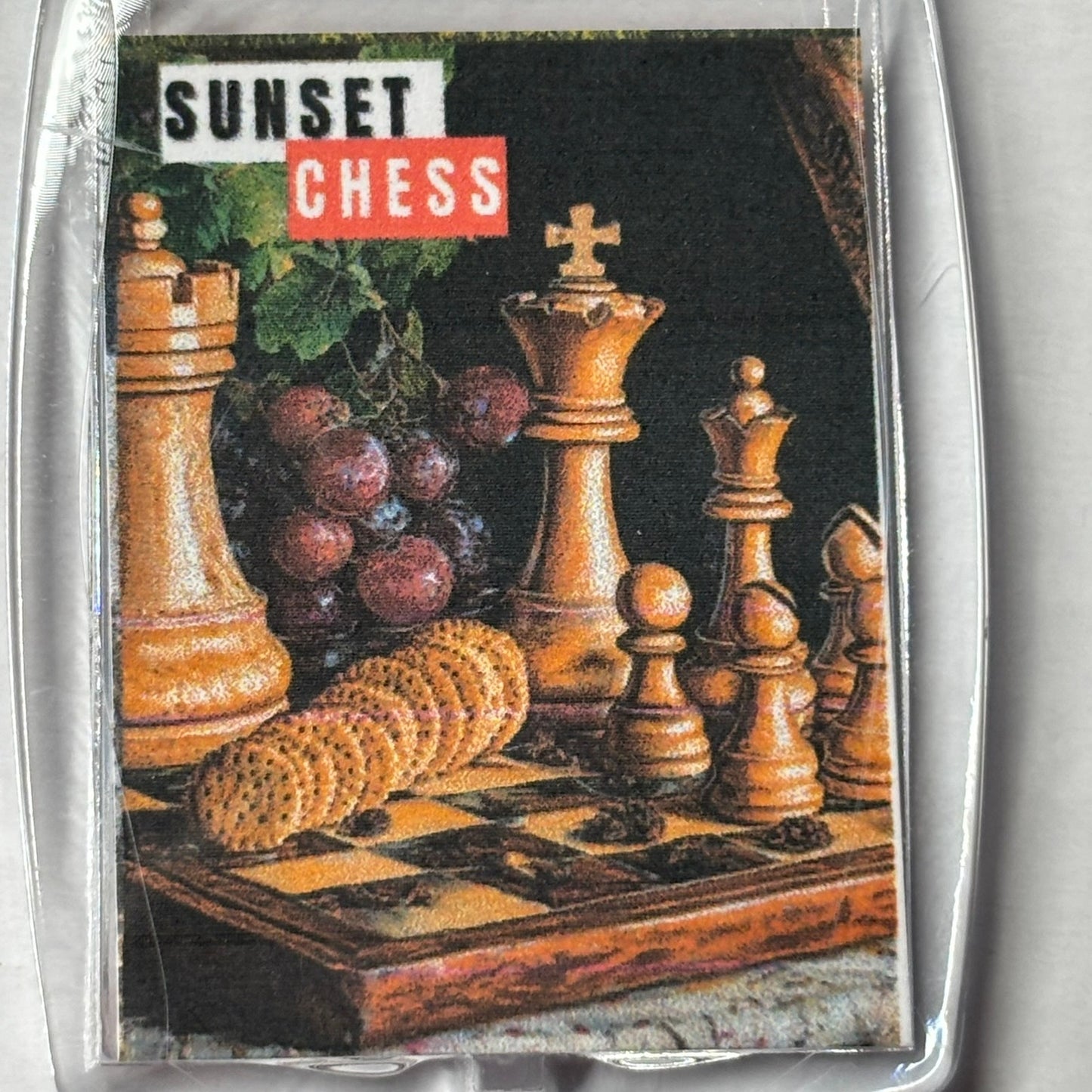 Healthy Snacks - Chess  Photo Keychain